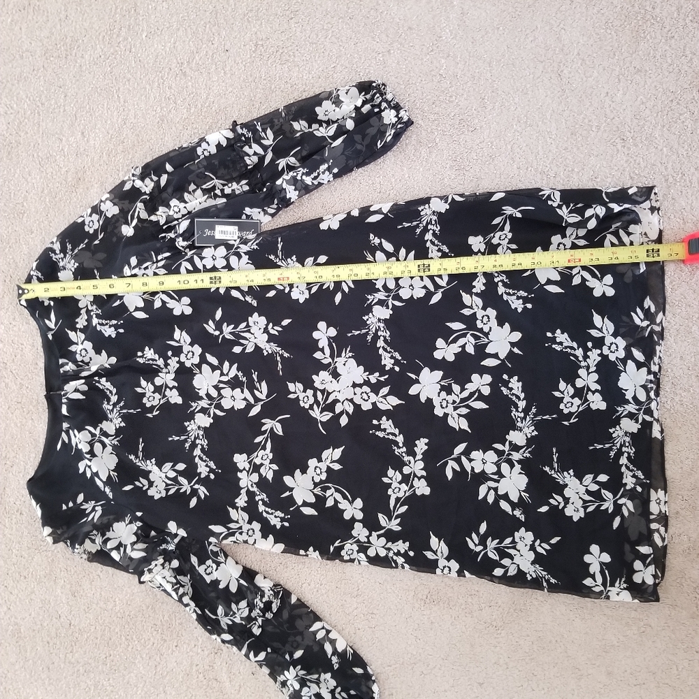 Jessica HowardFloral Chiffon Ruffle Dress 8 - Picture 10 of 11
